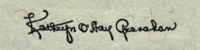 Kathryn O'Hay Granahan's Signature