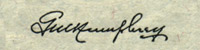 George Magoffin Humphrey's Signature