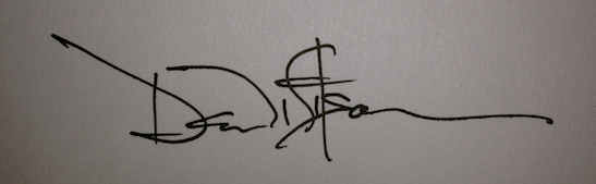 My "famous cartoonist signature"