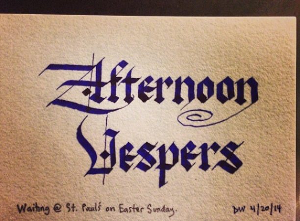 Afternoon Vespers