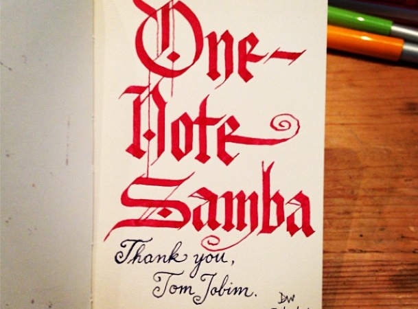 One-note Samba