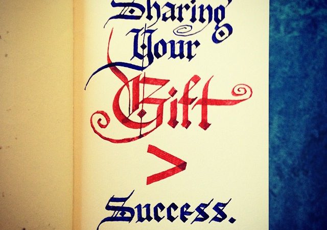 Sharing Your Gift